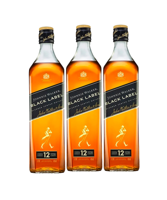 3 Black Label / Vodka Absolut